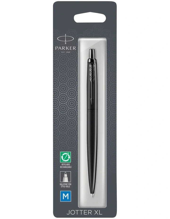 XL Monochrome Ballpoint Pen in Black