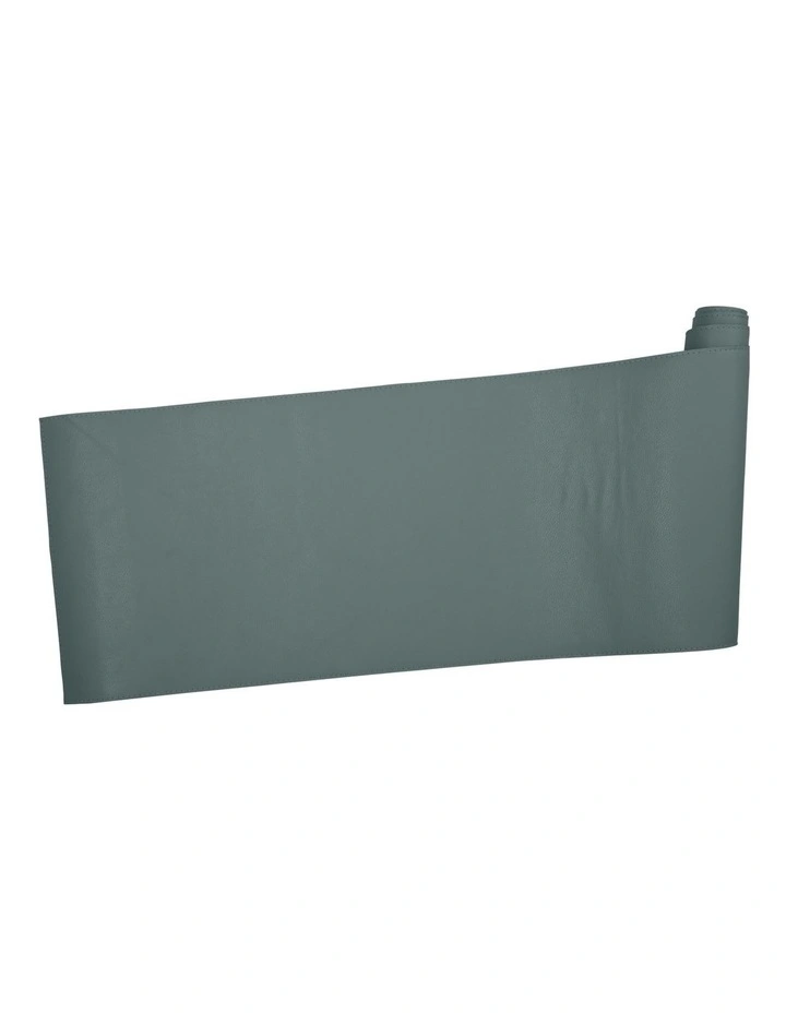 Table Accents Leather Look Cowhide Runner 30x150cm in Dusk