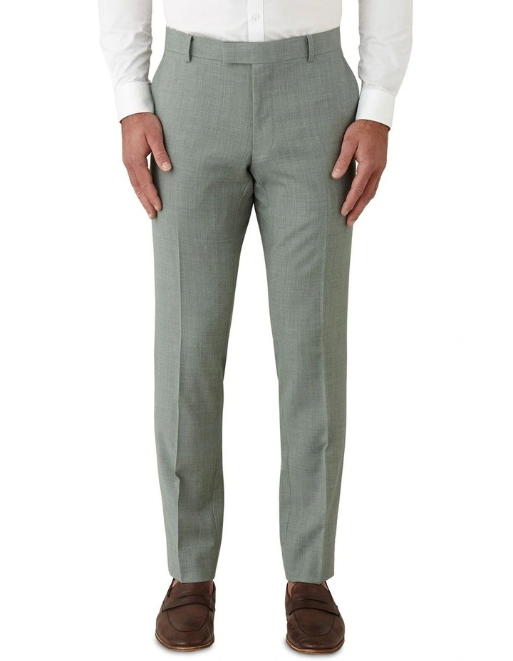 Caper Slim Fit Trouser in Green