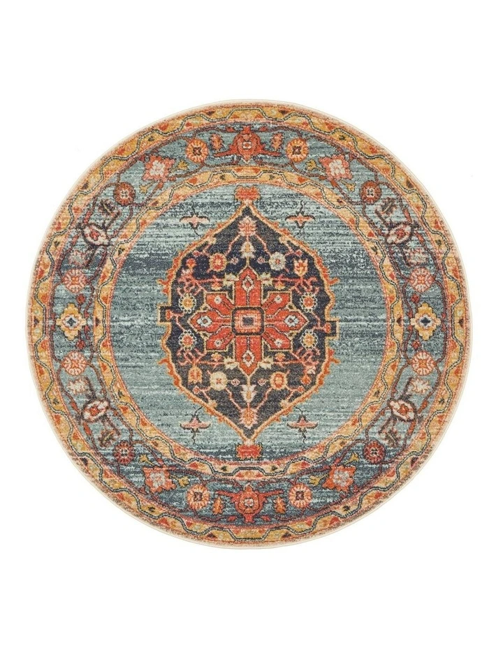 Legacy 862 Round Rug In Rust