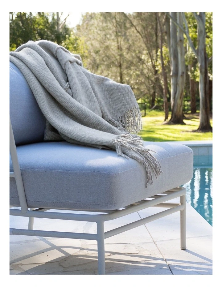 Cambridge Throw Blanket in Silver