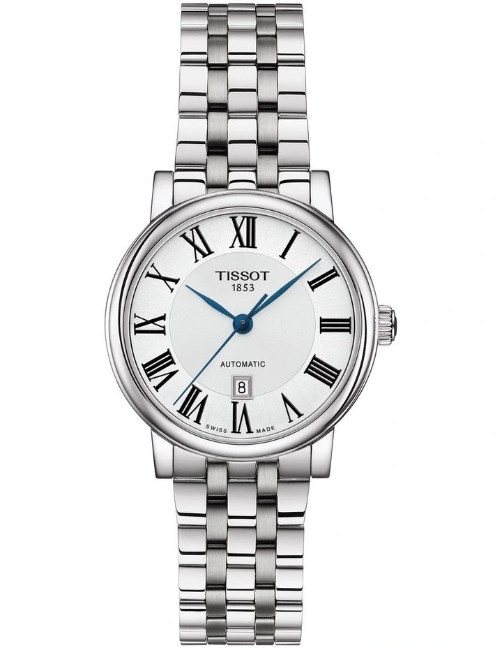 Carson Premium Lady T1222071103300 Automatic Watch in Silver