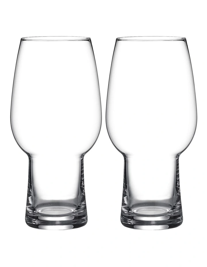 Craft Brew IPA Glass 475ml Set of 2 in Clear