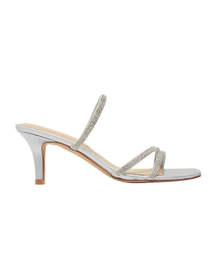 Marcy Silver Metallic Sandals