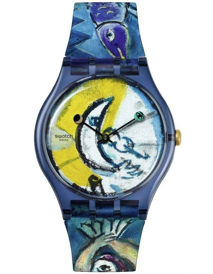 Chagall's Circus watch in Blue