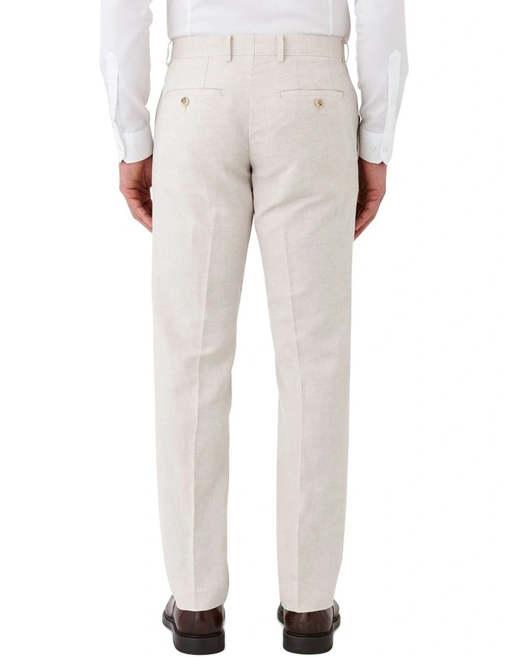 Caper Slim Fit Trouser in Sand