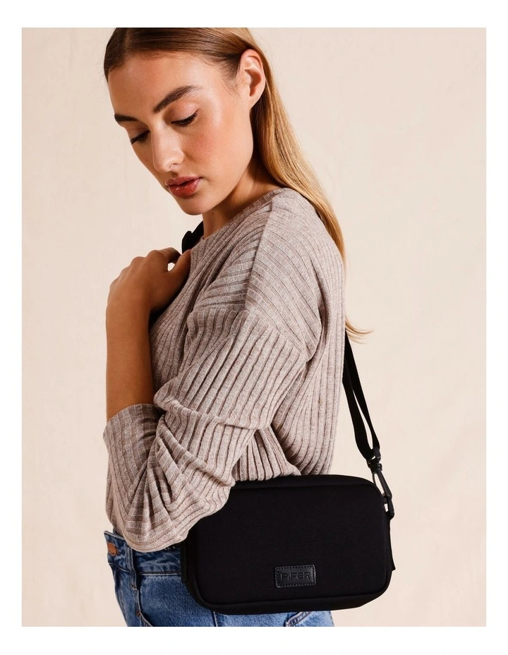 Leila Crossbody Bag in Black