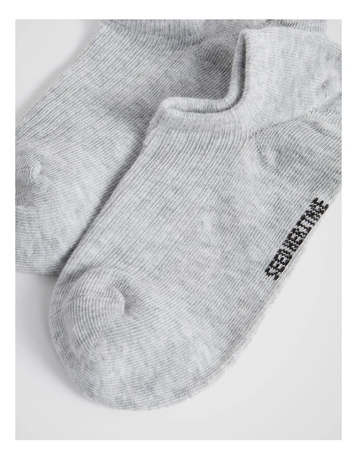 Sneaker Sock in Light Grey Marle