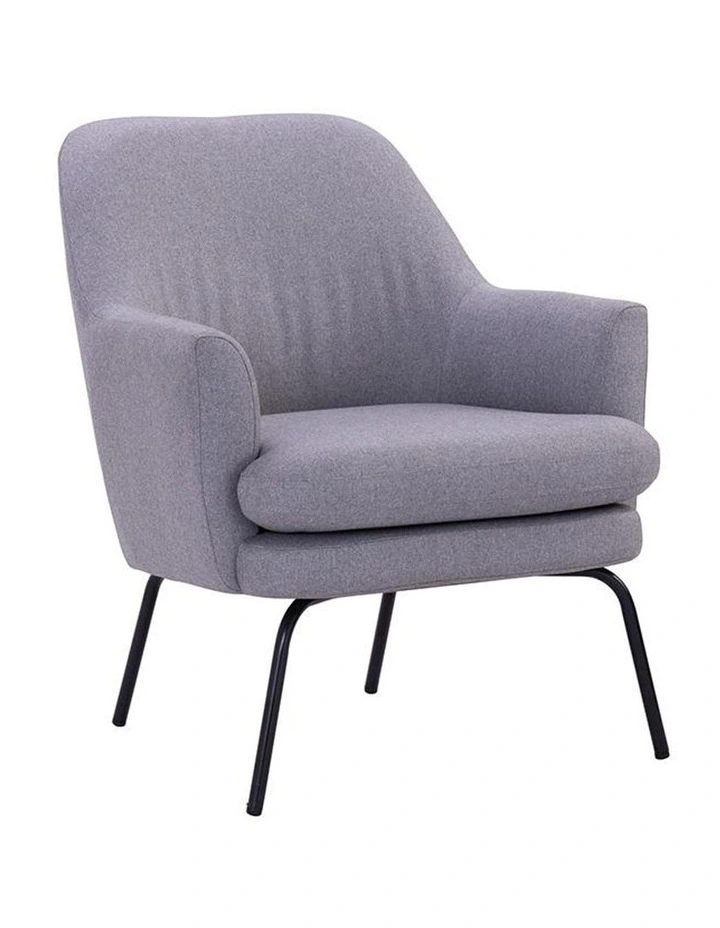 Lucian Lounge Chair Pewter Grey