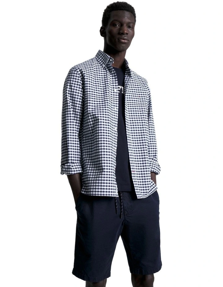 Classics Gingham Regular Fit Oxford Shirt in Blue