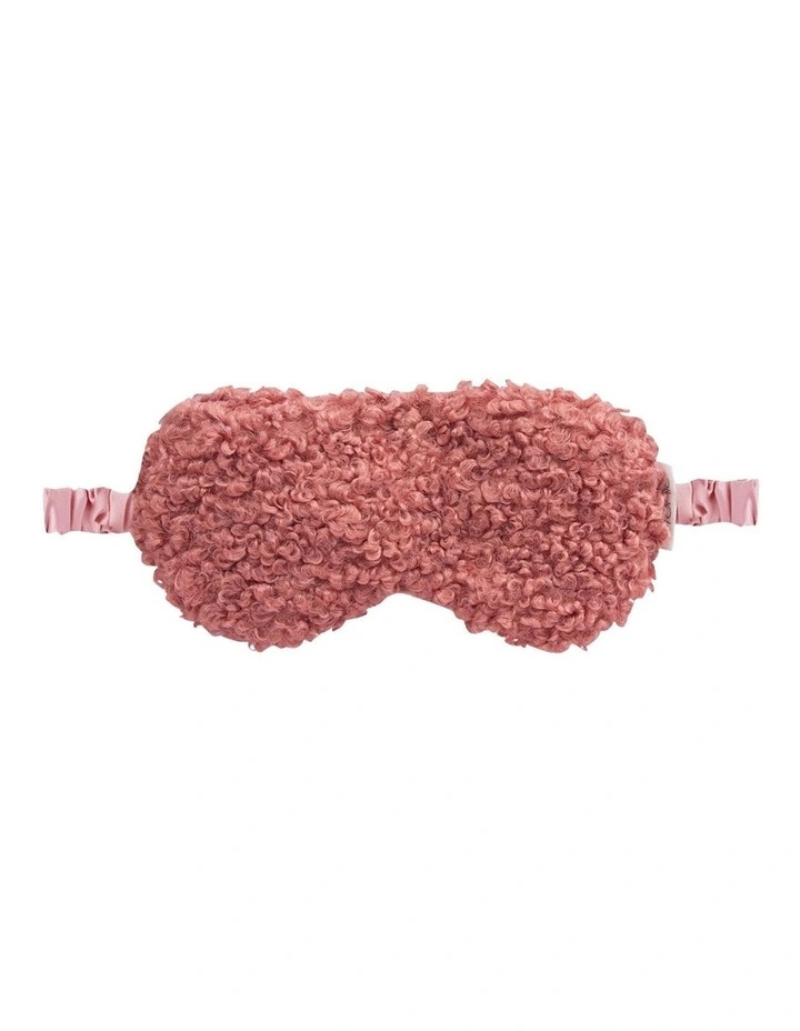 Boucle Eye Mask in Clay