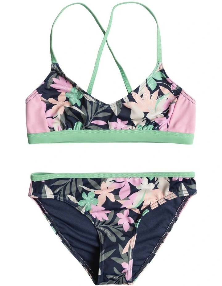 Ilacabo Active Athletic Two Piece Bikini Set in Naval Academy