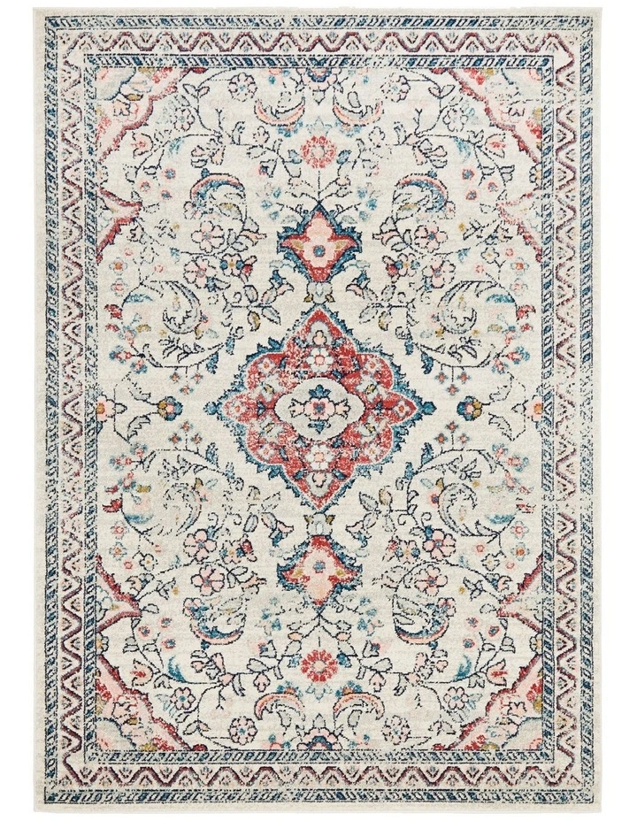 Avenue Pastel Rug 705 in Silver