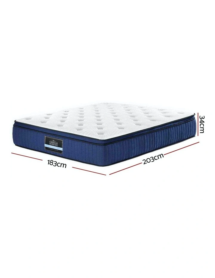 Pocket Spring Cool Gel Memory Foam King Mattress in Multi
