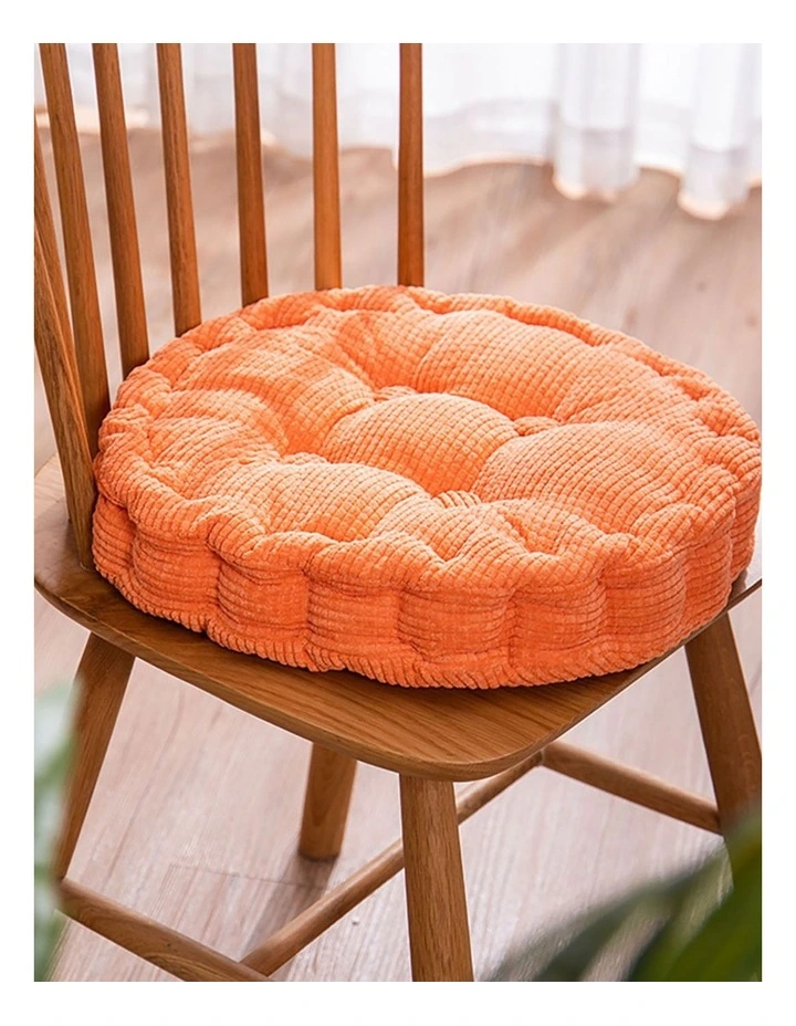 Round Cushion in Orange