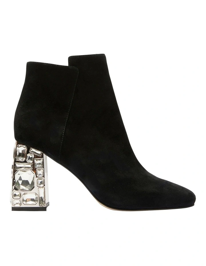Dallas Boots in Black Suede Leather