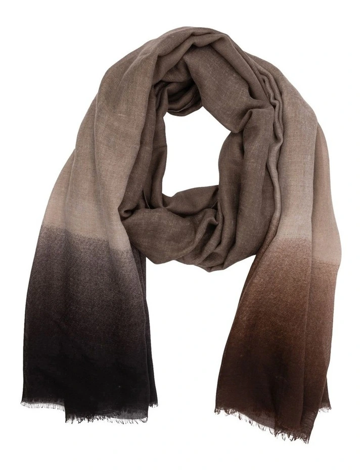 Woodlands Ombre Scarf in Grey