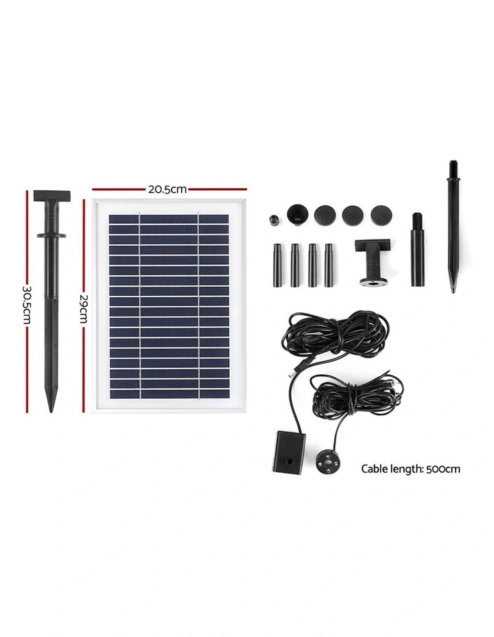Solar Pond Pump with Battery Kit