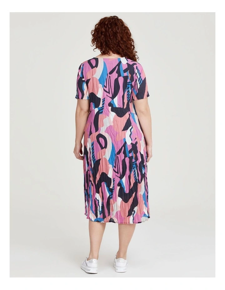 Cotton Gauze Favourite Dress in Blush Print