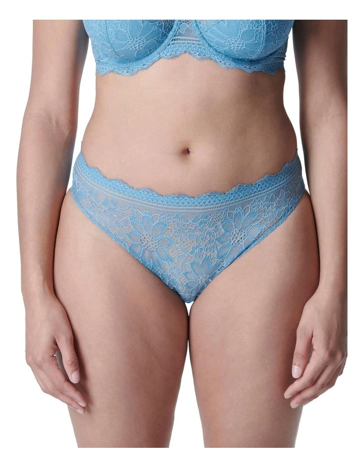 Freesia Bikini Brief in Blue