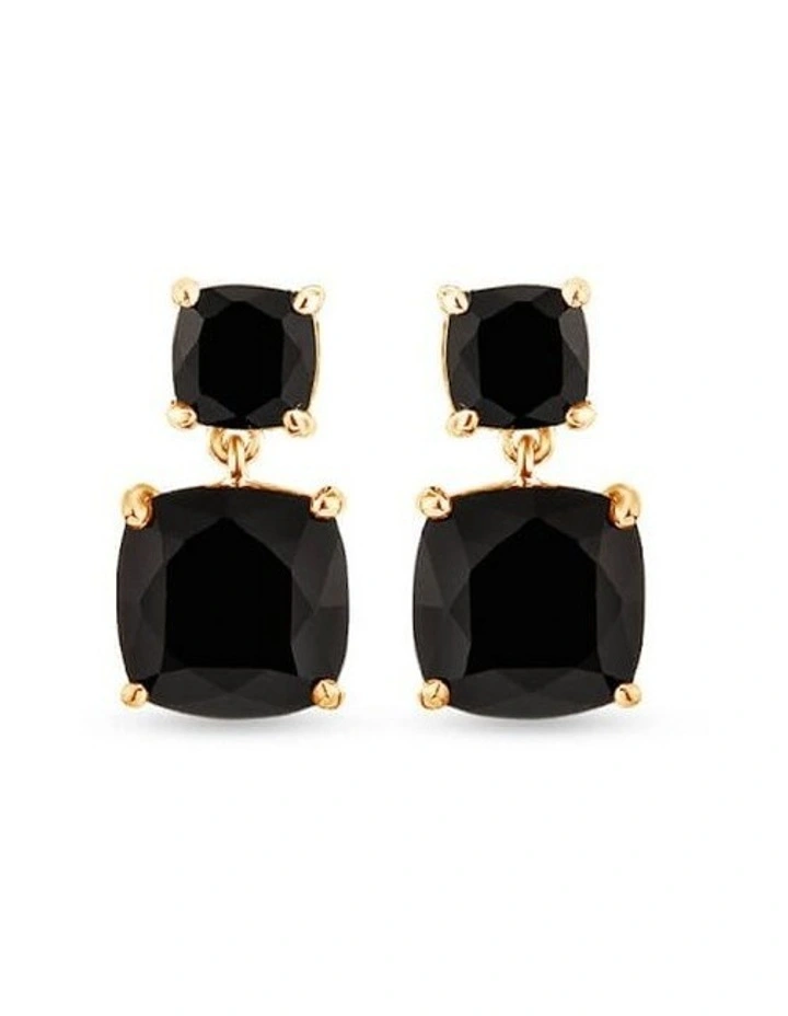 Dream Drop Earrings in Black