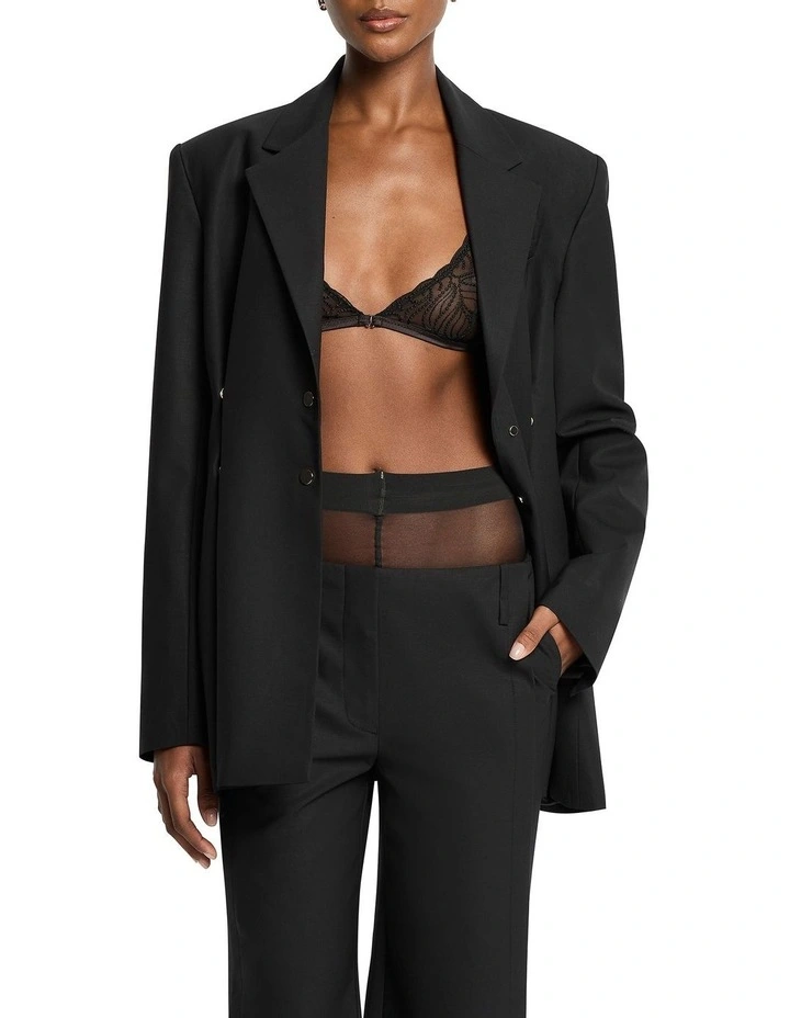 Kick The Tragedy Blazer in Black