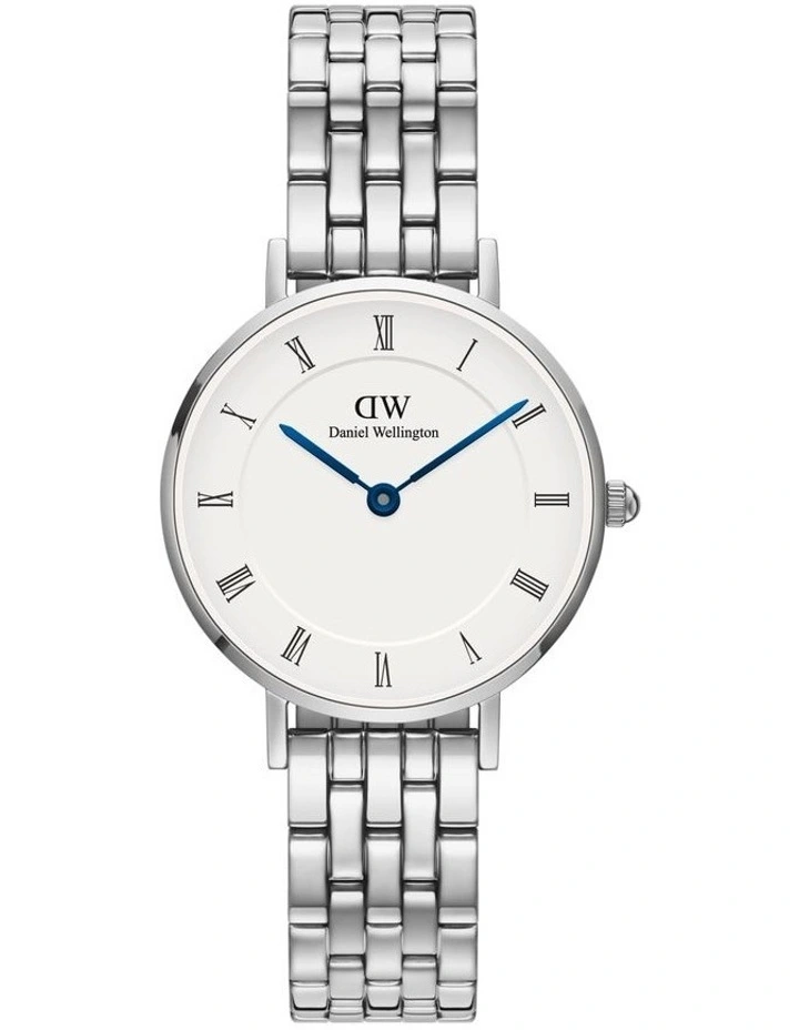 Petite Stainless Steel Watch in Silver