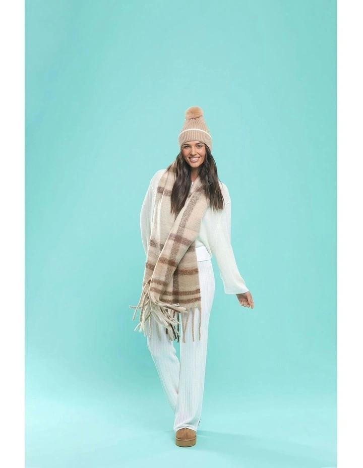 Nora Beanie in Beige