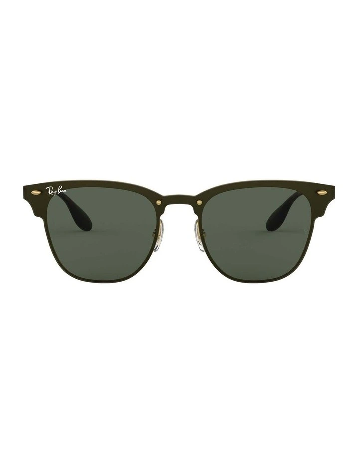 Blaze Clubmaster Gold RB3576N Sunglasses