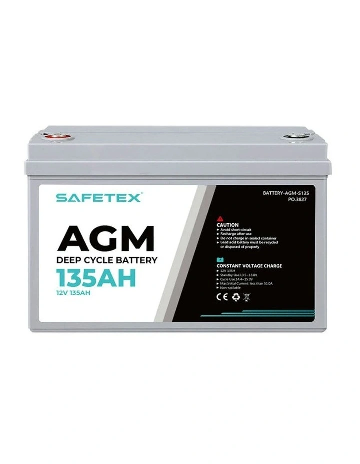 12V 135Ah AGM Deep Cycle Lead Acid SLA Battery
