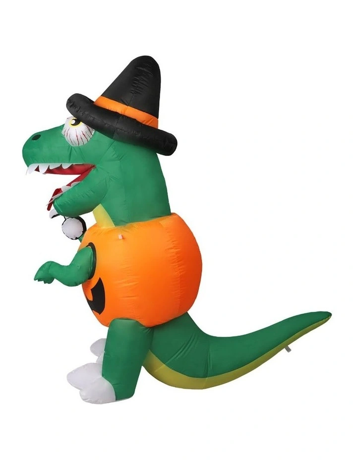 Halloween Inflatables Led Lights Dinosaur 1.8M in Multi
