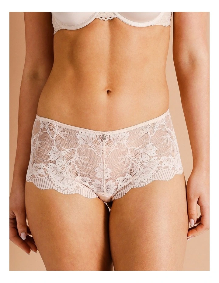 Lace Underwear Brief in Beige