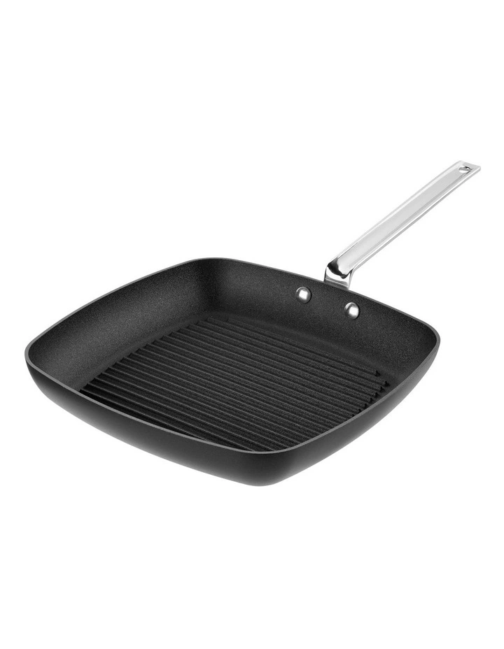 TechnIQ 27x27cm Grill Pan Black