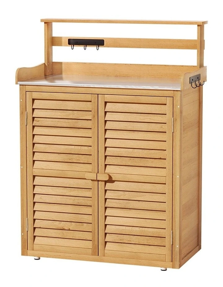 Outdoor Storage Cabinet in Brown