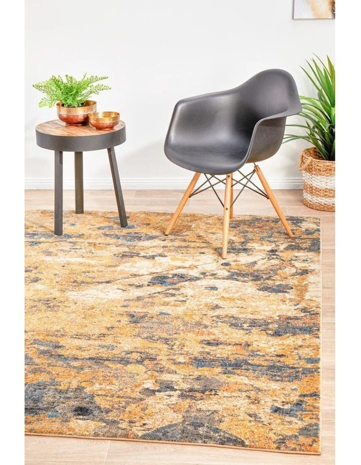 Dreamscape Tribute Modern Rug in Yellow