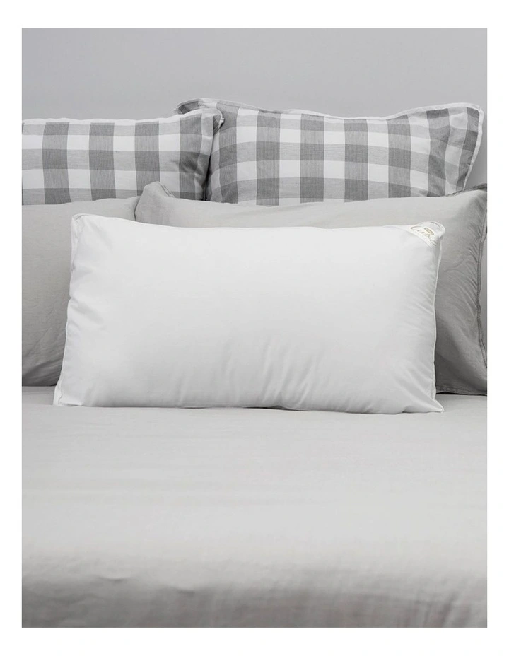 Luxe Silver Defence Pillow in White