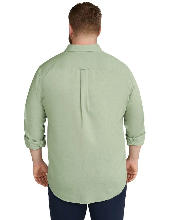 Anders Linen Shirt in Mint