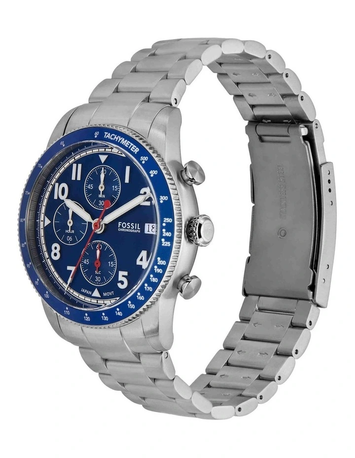 Sport Tourer Chronograph Watch in Silver