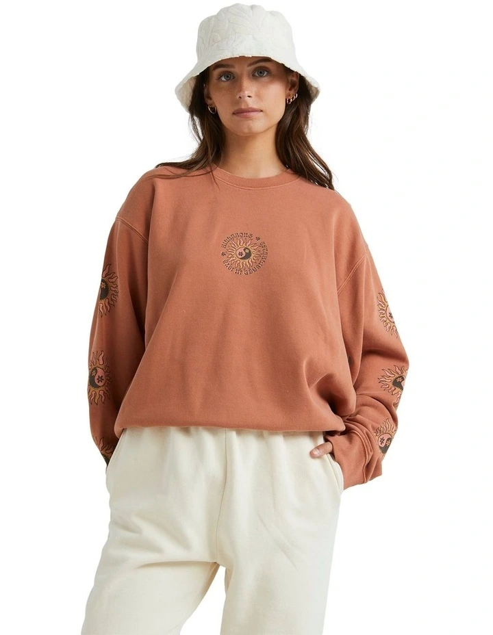 The Balance Brooklyn Crew Jumper in Toffee