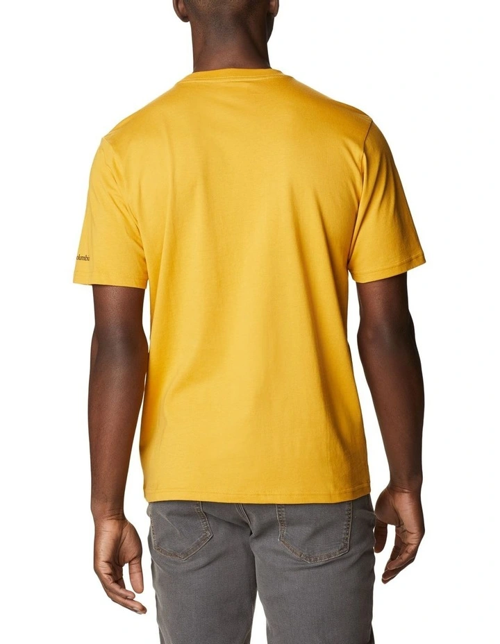 CSC Basic Logo Short Sleeve Tee in Yellow