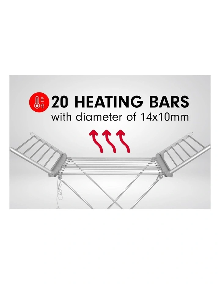 Electric Heated Towel Clothes Rack Dryer