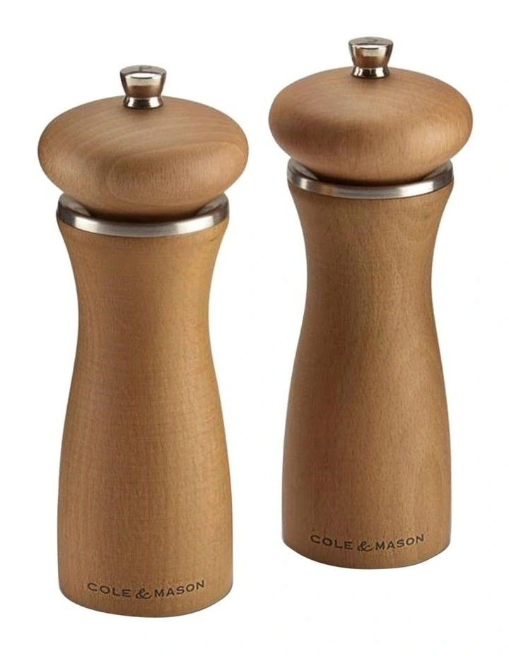 Sherwood Seasoning Mill Gift Set Beech Wood in Brown