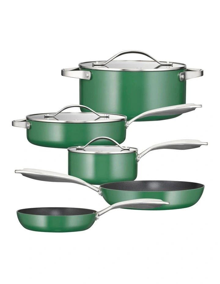 Non-Stick 5 Piece Cookset Heritage Green