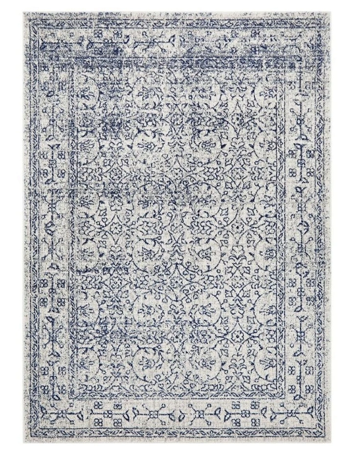 Evoke Whisper Transitional Rug in Blue