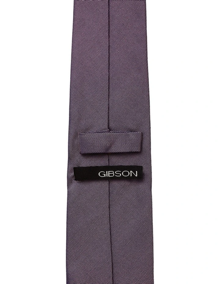 Textured Silk Slim Tie in Pink