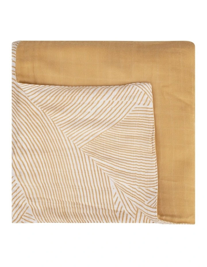 Muslin Baby Blanket in Marigold