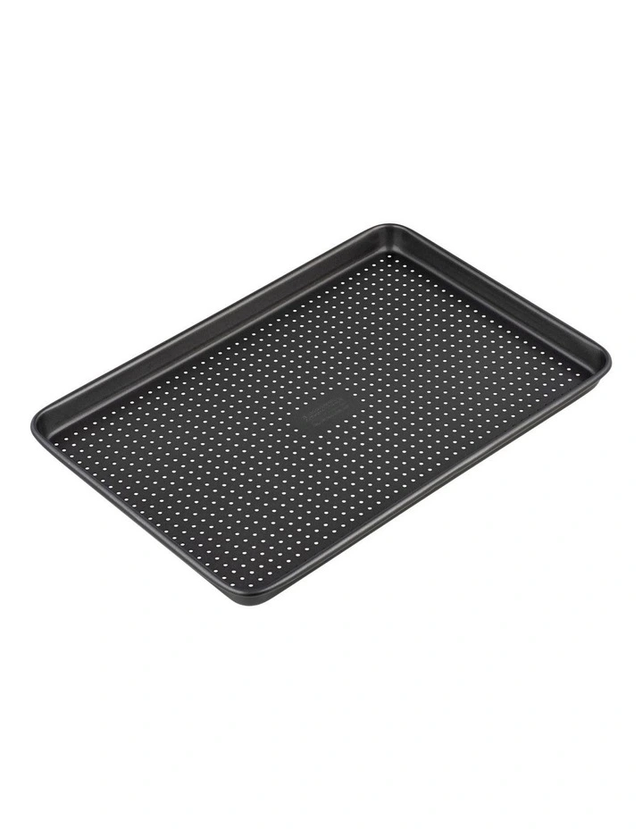 Baker Maker Non-Stick Crisping Tray 38x25.5cm in Black