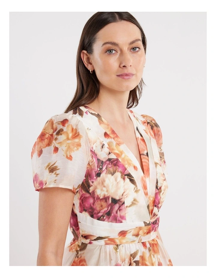 La Vie En Rose Mini Dress in Ivory