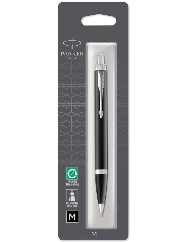IM Ballpoint Pen Black Chrome Trim