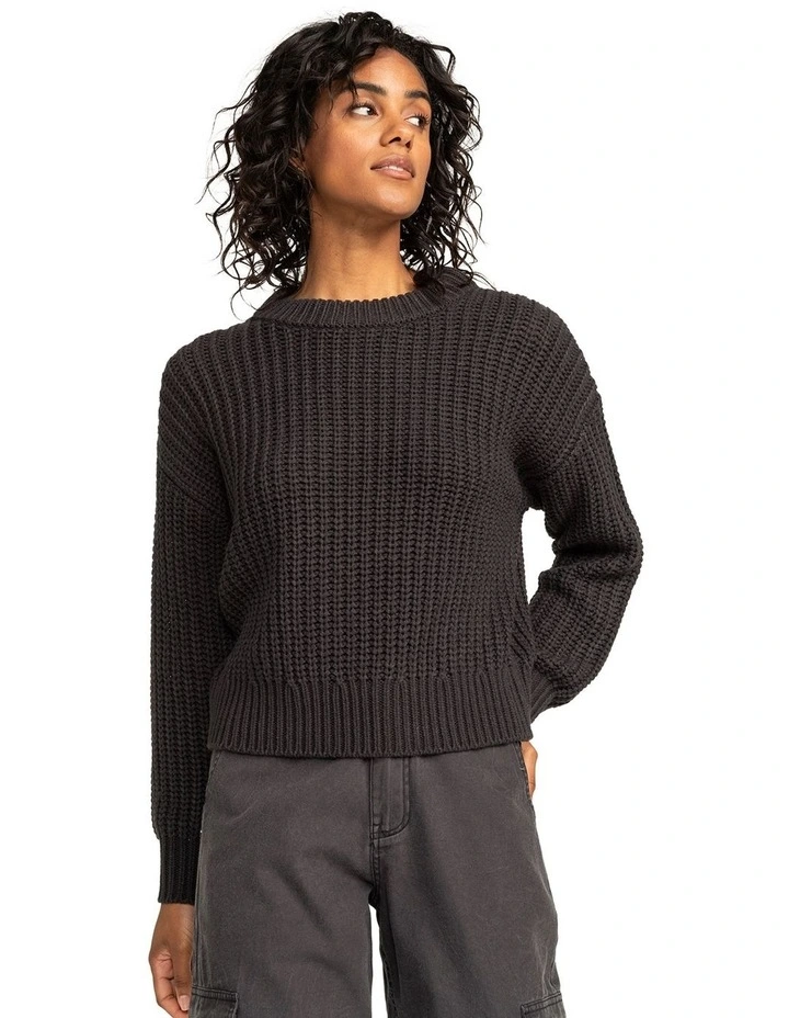 Coming Home Crew Neck Jumper in Phantom